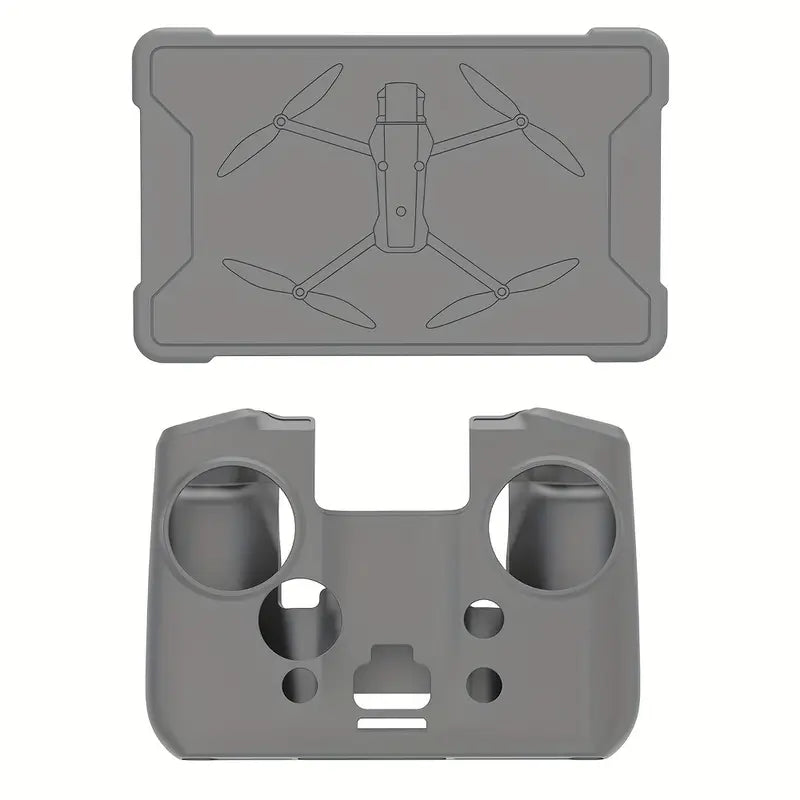 2pcs Silicone Case + Screen Protector and Dust Cover Set for DJI Mavic 4 Pro RC PRO 2 Remote Control
