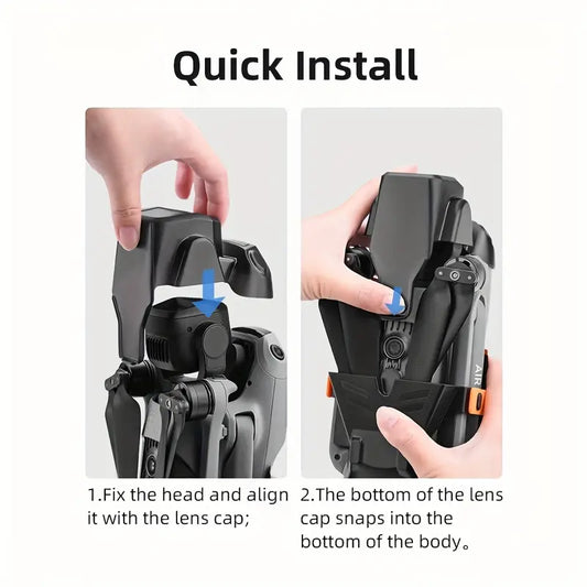 DJI AIR 3S Lens Cap Cover - Anti-Scratch, Dust proof Gimbal Protector with Secure Buckle Closure