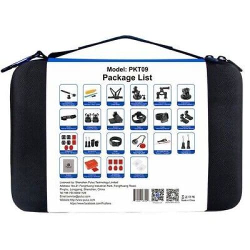 PULUZ 53-IN-1 Accessory Kit for Action Cameras