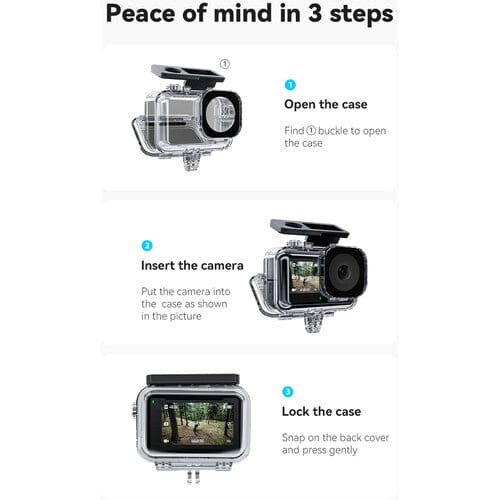 Waterproof Dive Housing 30M Case for DJI OSMO ACTION 3/4