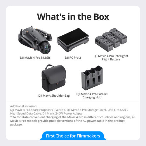DJI MAVIC 4 PRO 512GB CREATOR COMBO (DJI RC PRO 2)