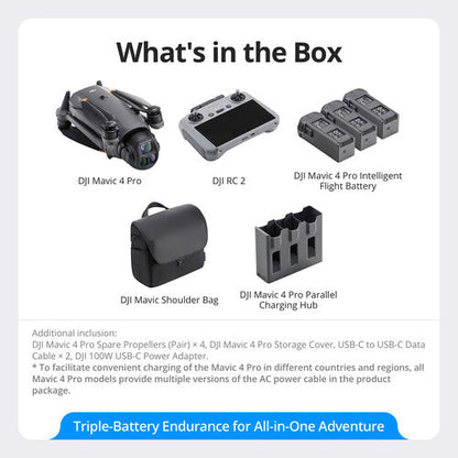 DJI MAVIC 4 PRO FLY MORE COMBO (DJI RC 2)