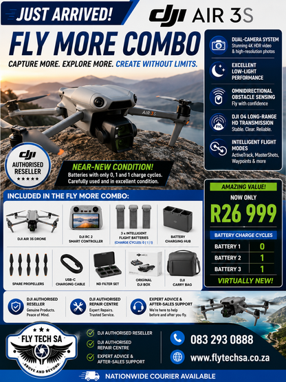 DJI Air 3S Fly More Combo / Pre Owned
