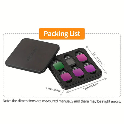 Filter Set for DJI Flip (ND16/ND32/ND64/ND128/CPL/UV)
