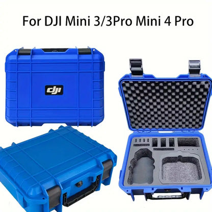 DJI Mini 3 / Mini 3 Pro/ Mini 4 Pro Explosion Proof Box For DJI RC/RC 2/RC-N2 Remote Control ** Can Store up to 7 Batteries **