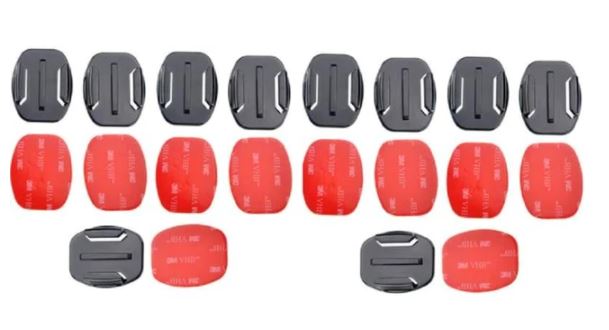 10 Pack Flat Adhesive Mounts for GoPros & Action Cameras