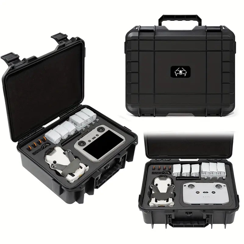 DJI Mini3/Mini3Pro/Mini 4 Pro Explosion Proof Box For DJI RC/RC 2/RC-N2 Remote Control ** Can Store up to 7 Batteries **