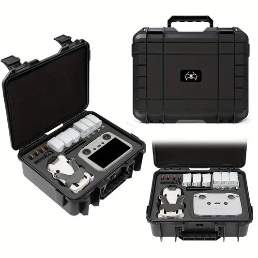 DJI Mini3/Mini3Pro/Mini 4 Pro Explosion Proof Box For DJI RC/RC 2/RC-N2 Remote Control ** Can Store up to 7 Batteries **