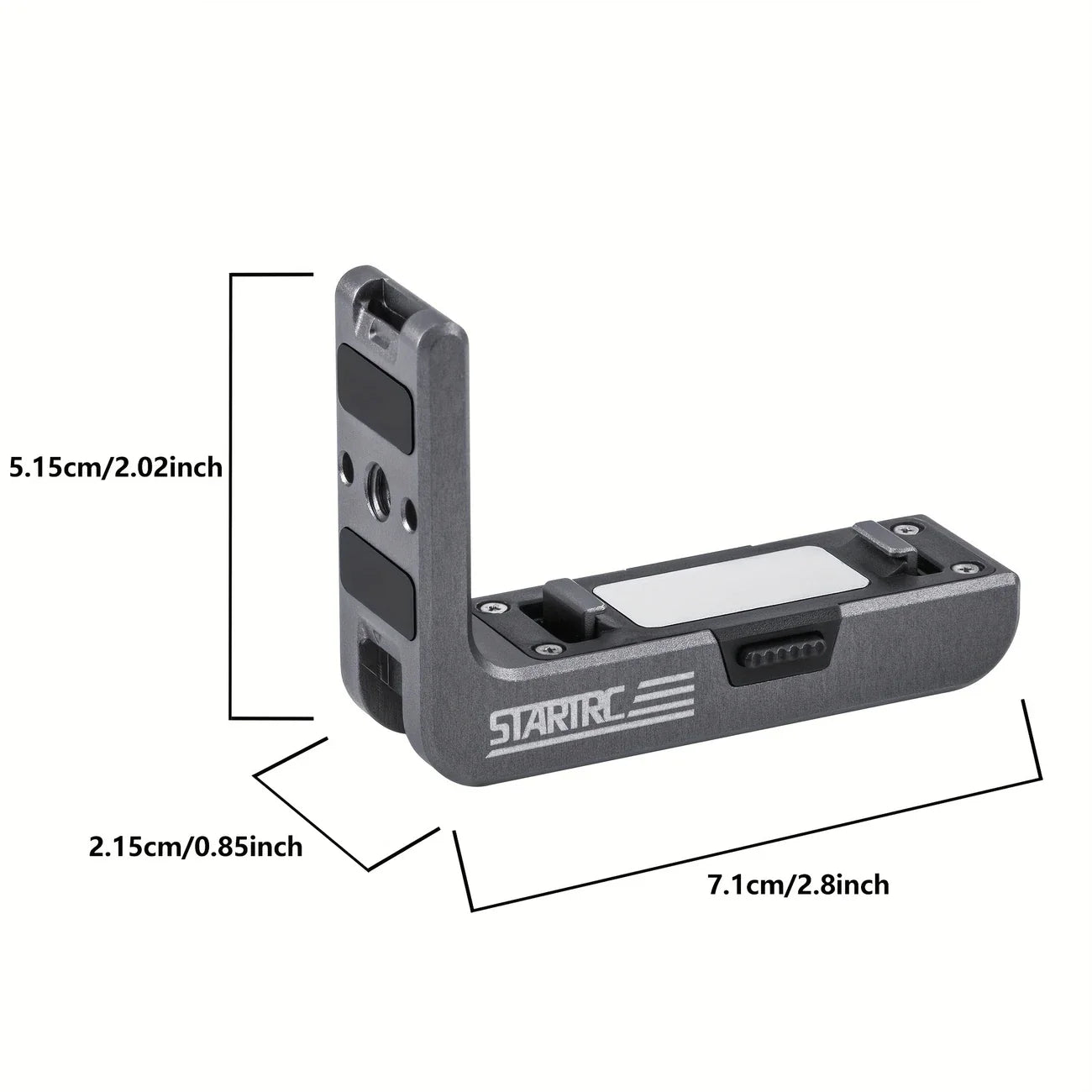 Action 5 /4/3 L-Shaped Magnetic Mount, Vertical-Horizontal Rotation, Quick Release Bracket, Metal Housing **No Battery**