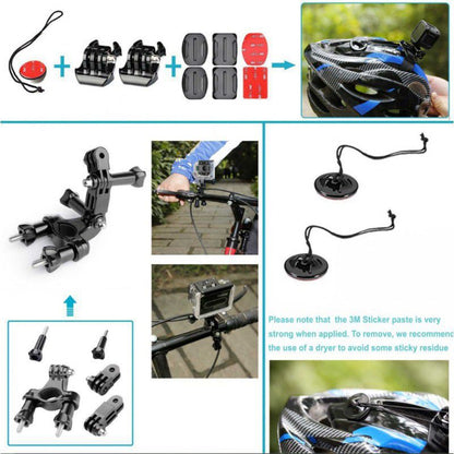 DRONE GEAR 50 in 1 GoPro Hero Accessories & DJI Osmo Action Accessory Kit