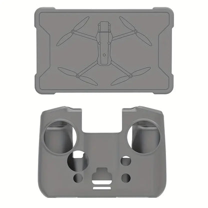 2pcs Silicone Case + Screen Protector and Dust Cover Set for DJI Mavic 4 Pro RC PRO 2 Remote Control