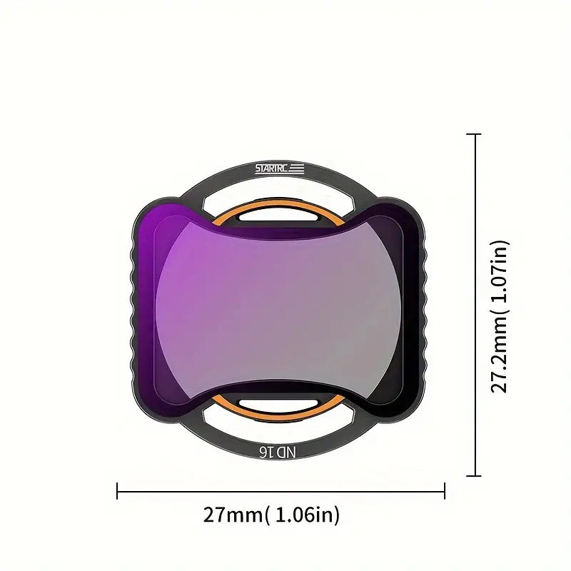 STARTRC Cinema Series Filter Set For DJI Avata 2 - 6K UHD Optical Glass Neutral Density & Polarizer Filters (ND8, ND16, ND32, ND64, ND256, CPL)