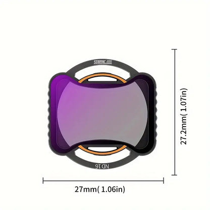 STARTRC Cinema Series Filter Set For DJI Avata 2 - 6K UHD Optical Glass Neutral Density & Polarizer Filters (ND8, ND16, ND32, ND64, ND256, CPL)