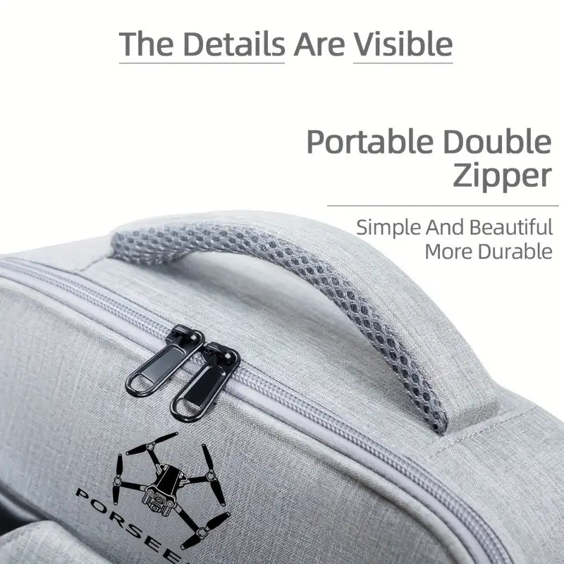 DJI Mini 4 PRO Shoulder Bag Travel Carrying Case Portable Box For Mini 4 Pro RC 2/RC-N2 Controller  **CAN HOLD UP TO 8 BATTERIES **