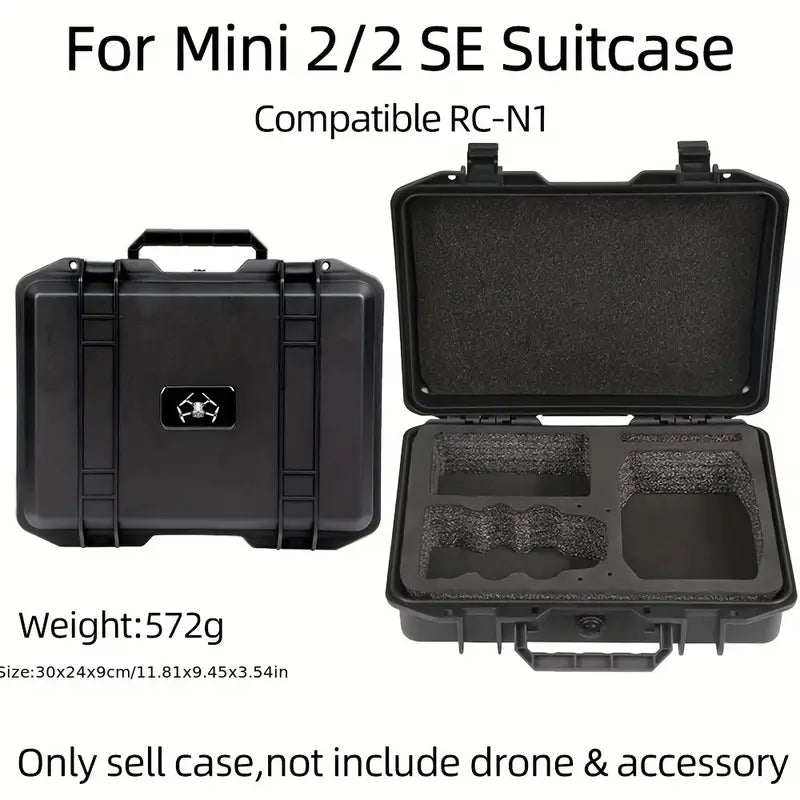 DJI Mini 2/ Mini 2 SE/ 4K Storage Case Explosion-proof Hard Case ** Can Store up to 4x Batteries **