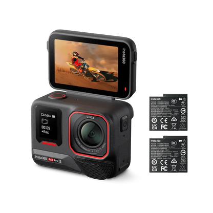 Insta360 Ace Pro 2 Action Camera Dual Battery Xplorer Bundle - Slate Grey