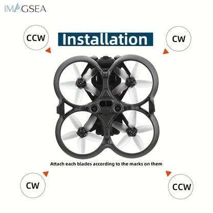 IMAGSEA 4pcs Avata Propellers Replacement with Screws & Screw Driver