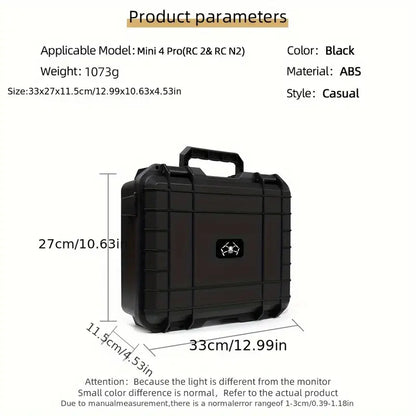 DJI Mini3/Mini3Pro/Mini 4 Pro Explosion Proof Box For DJI RC/RC 2/RC-N2 Remote Control ** Can Store up to 7 Batteries **