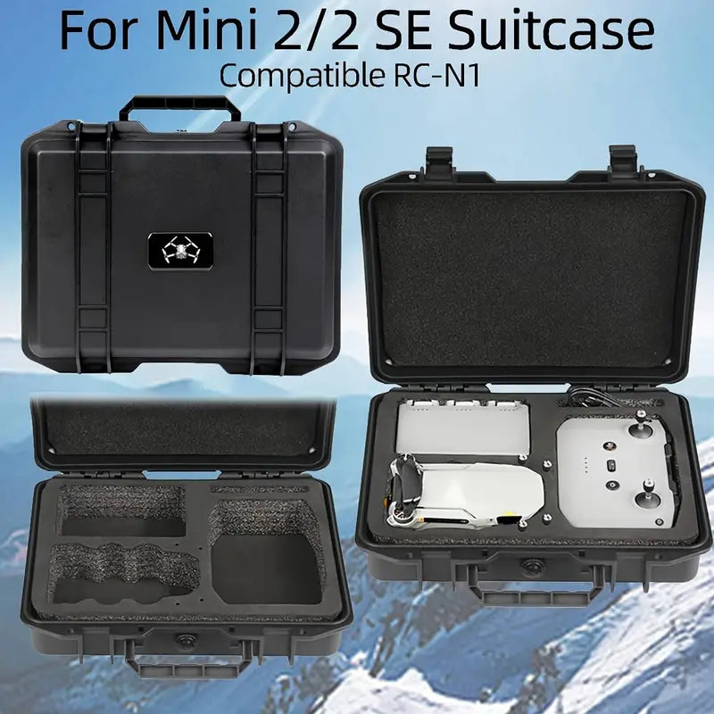 DJI Mini 2/ Mini 2 SE/ 4K Storage Case Explosion-proof Hard Case ** Can Store up to 4x Batteries **