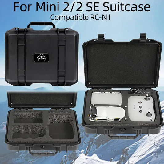 DJI Mini 2/ Mini 2 SE/ 4K Storage Case Explosion-proof Hard Case ** Can Store up to 4x Batteries **