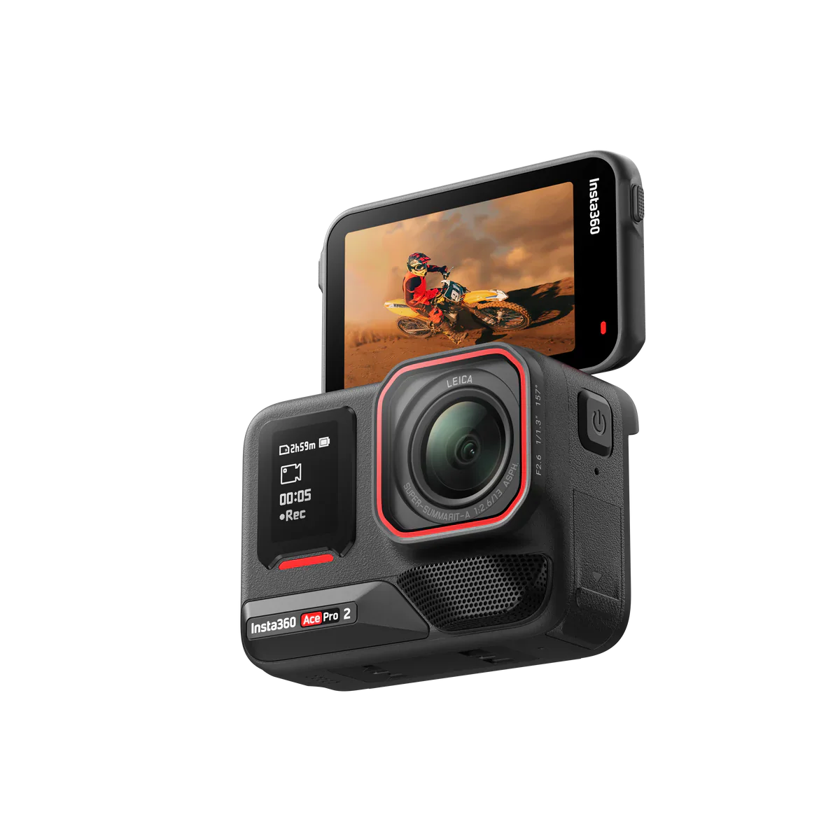 Insta360 Ace Pro 2 Action Camera Dual Battery Xplorer Bundle - Slate Grey
