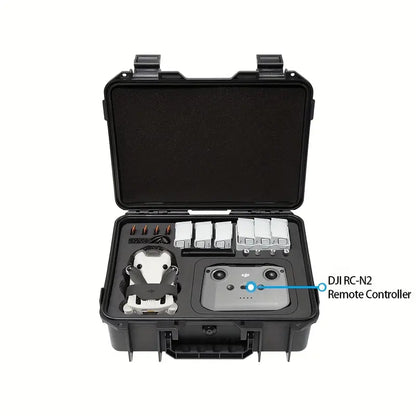 DJI Mini 3 / Mini 3 Pro/ Mini 4 Pro Explosion Proof Box For DJI RC/RC 2/RC-N2 Remote Control ** Can Store up to 7 Batteries **