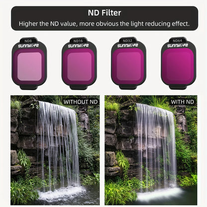 Filter Set for DJI Flip (ND16/ND32/ND64/ND128/CPL/UV)