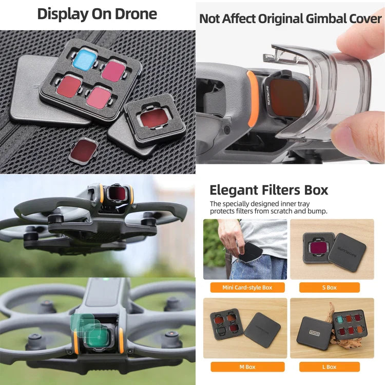 Sunnylife DJI Avata 2 Filters  (4 MIX BOX OF FILTERS)
