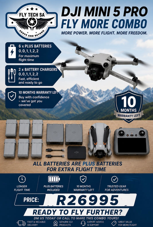 DJI Mini 5 Pro Fly More Combo Plus with 6 Batteries / Pre Owned