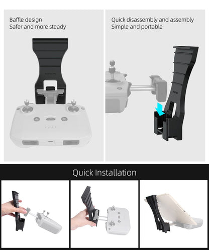 Sunnylife Remote Controller Tablet Holder Tablet Extended Bracket Clip for Mavic 3/Air 2S/Mini 2/Mavic Air 2