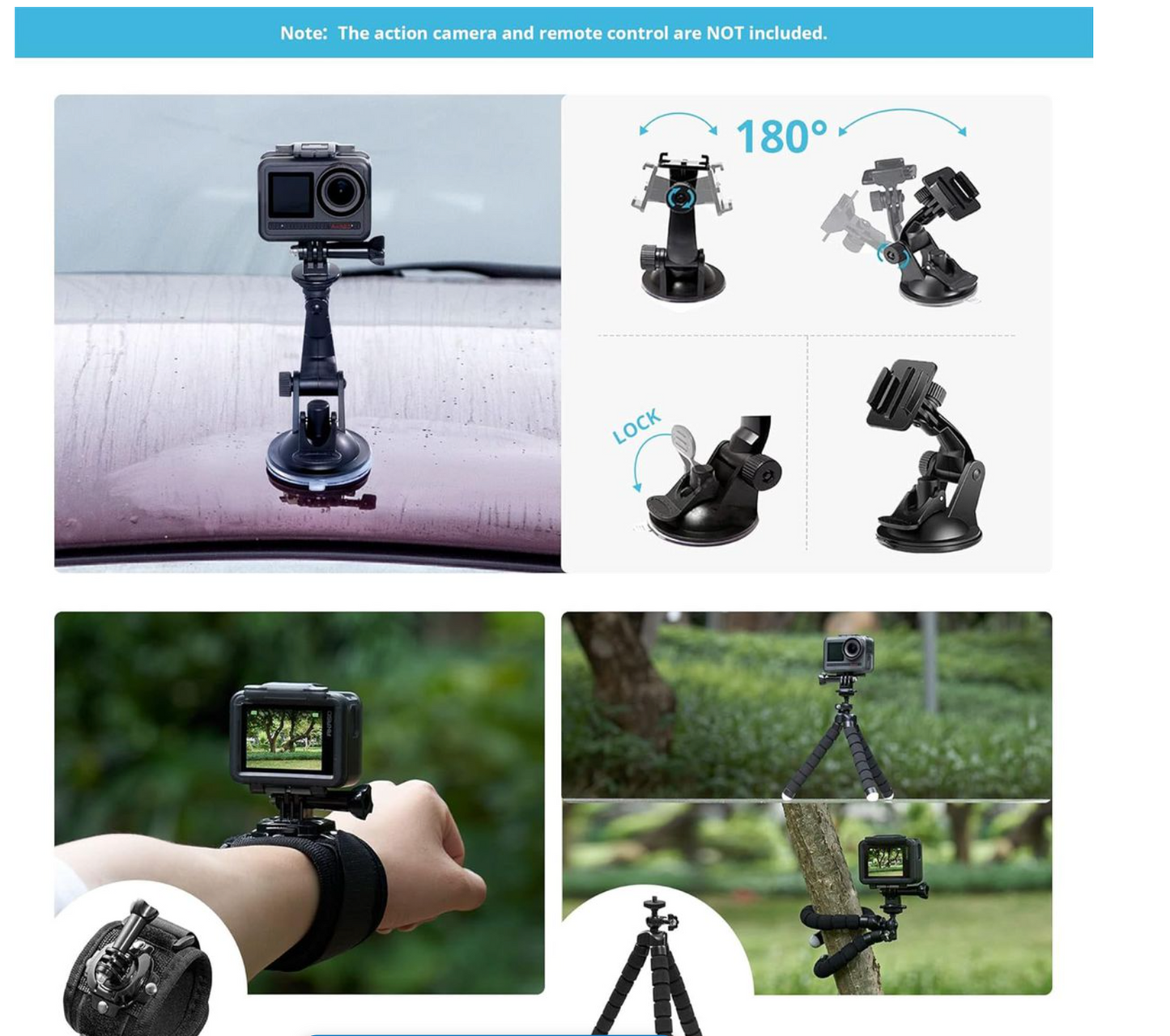 120 in 1 Action Camera Accessories Kit