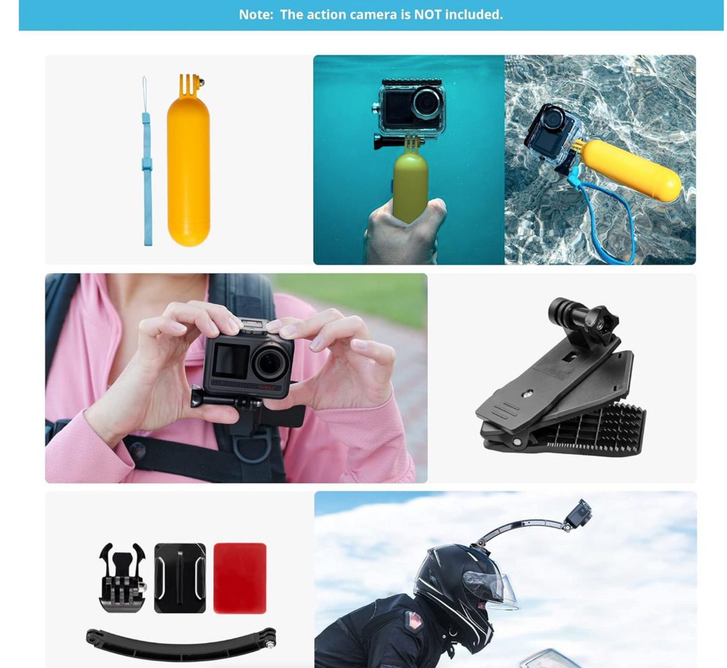 120 in 1 Action Camera Accessories Kit