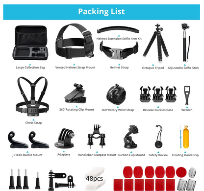 120 in 1 Action Camera Accessories Kit