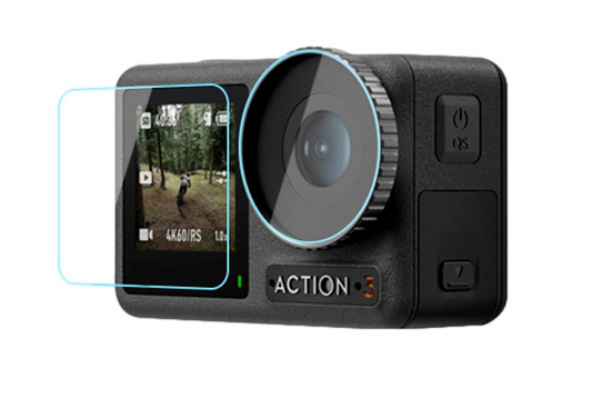 Tempered Glass Screen Protector For DJI Osmo Action 3 / 4