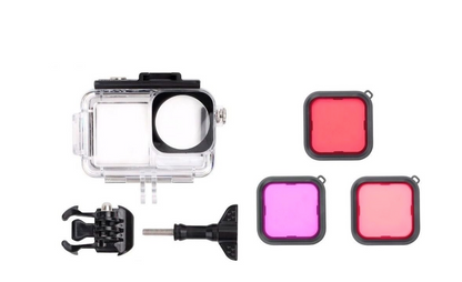 Sunnylife 40m Dive Housing with 3 Filters for DJI Osmo Action 3/4