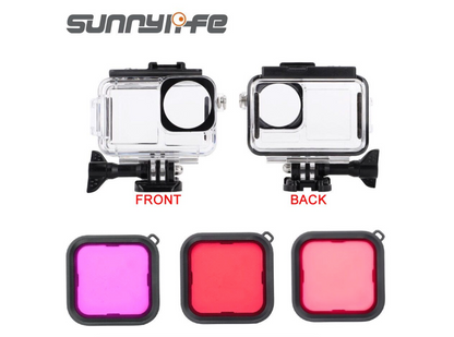 Sunnylife 40m Dive Housing with 3 Filters for DJI Osmo Action 3/4