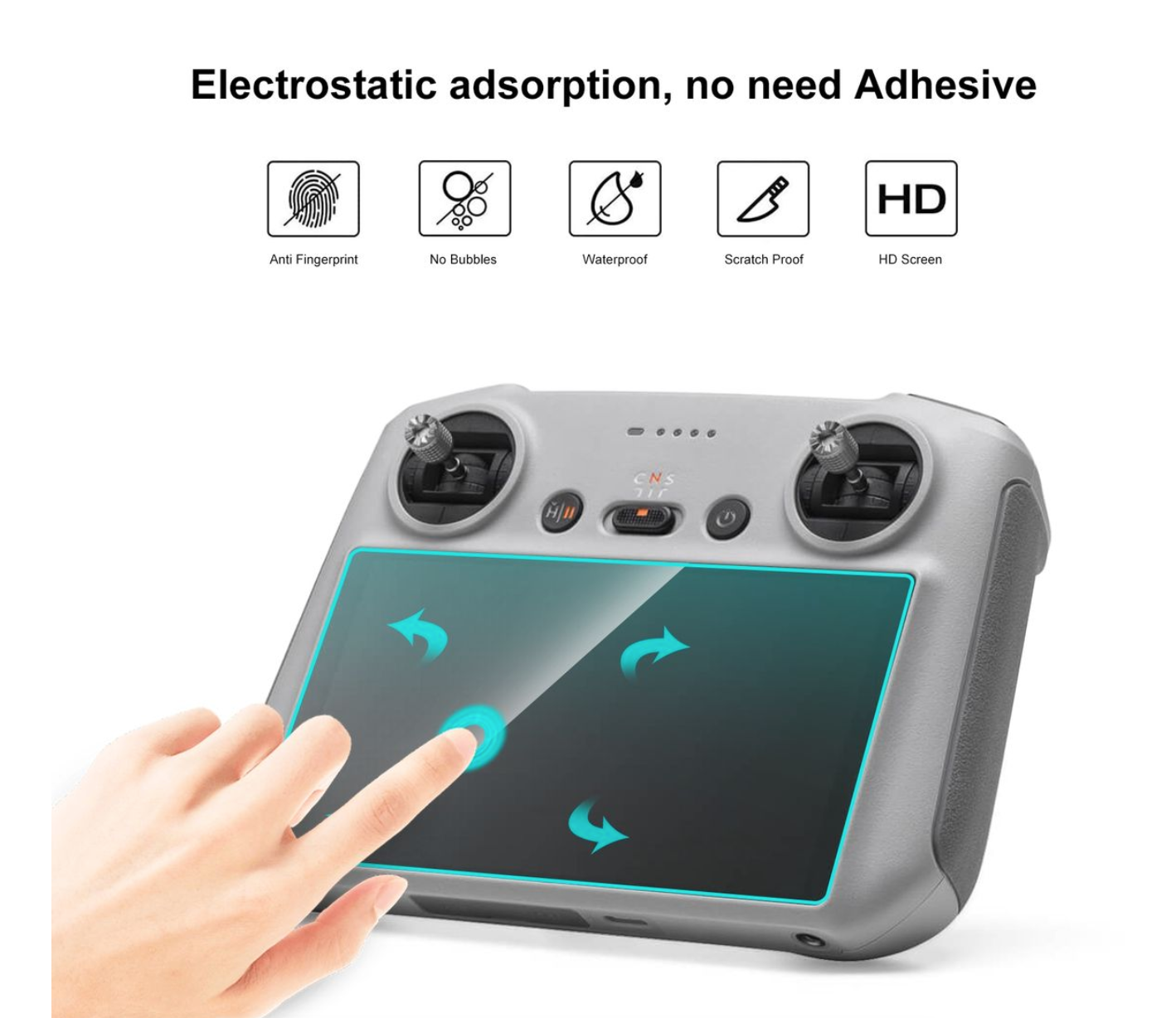 PULUZ Tempered Glass Screen Protector for DJI Mini 3 Pro / DJI Mini 4 Pro / Air 3/ Mavic 3 Classic