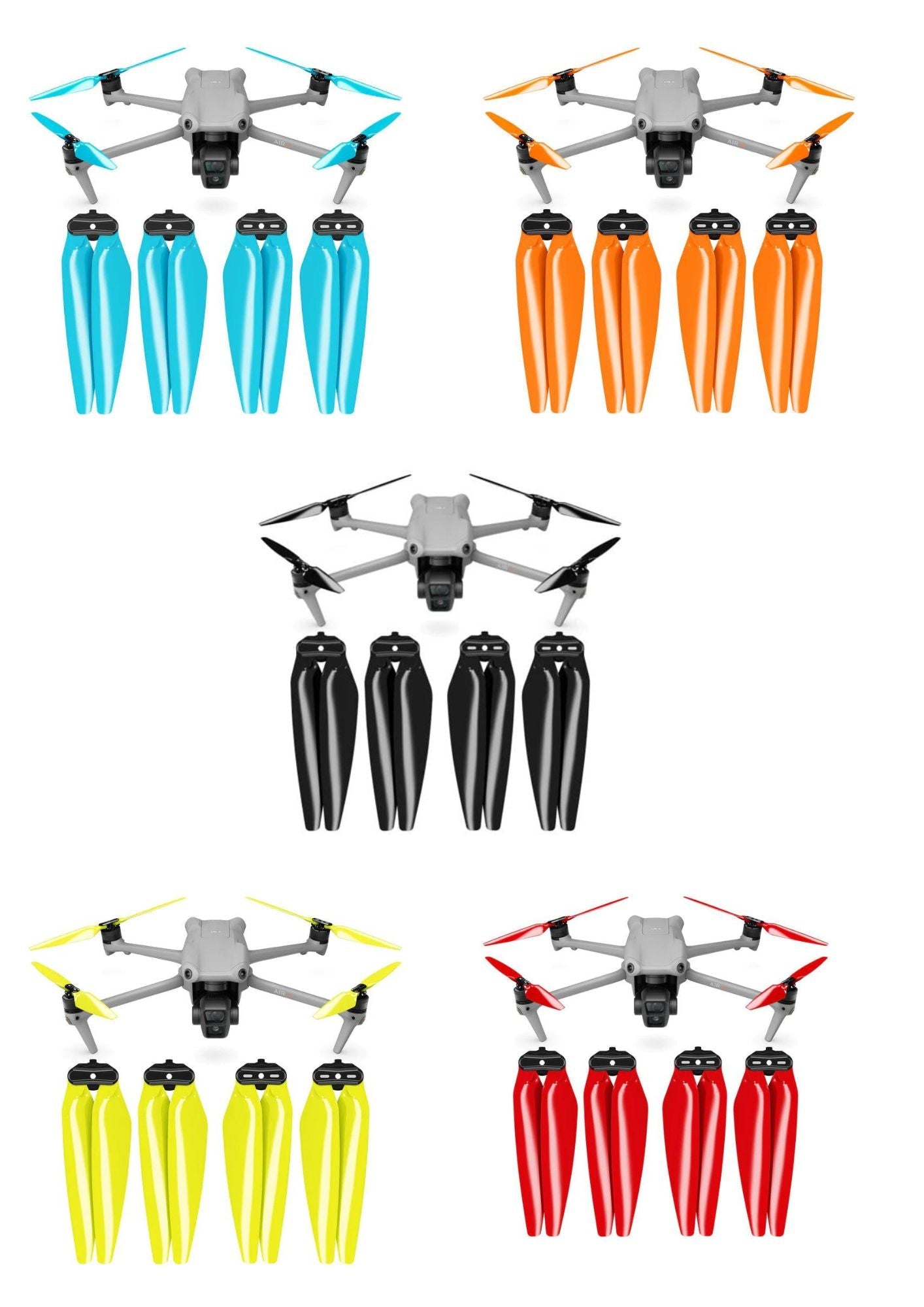 Air 3 / S Stealth Upgrade Propellers (Full Set) (Variety of Colours)