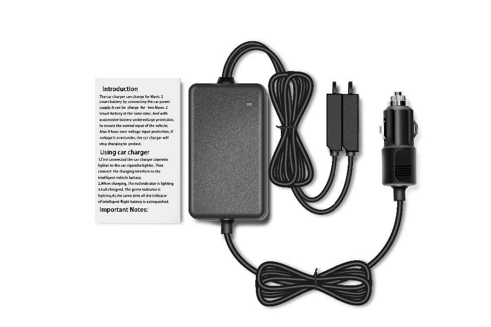 Yx Intelligent 3 IN 1 Car Charger for DJI Mavic 2