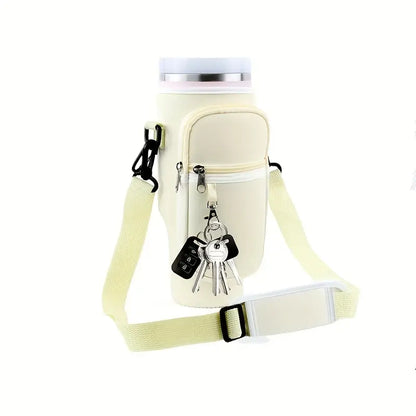 1pc Solid Colour Water Bottle Insulated Sleeve for Lizzard Voyager, Stanley