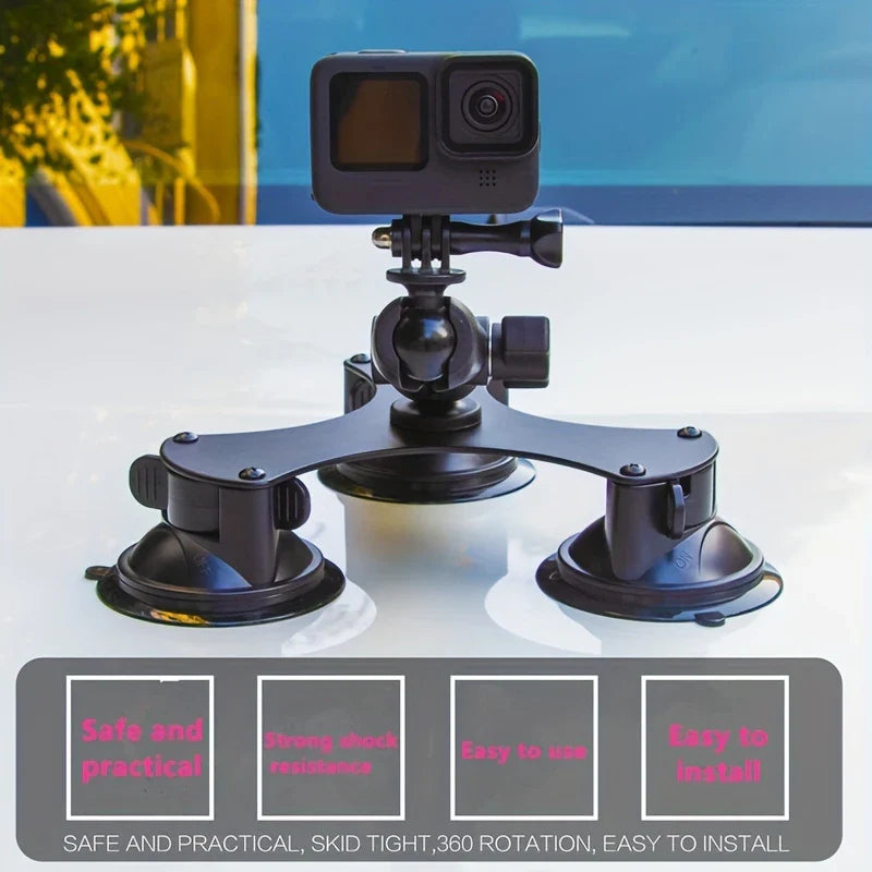 Car Mounted Triangle Suction Cup