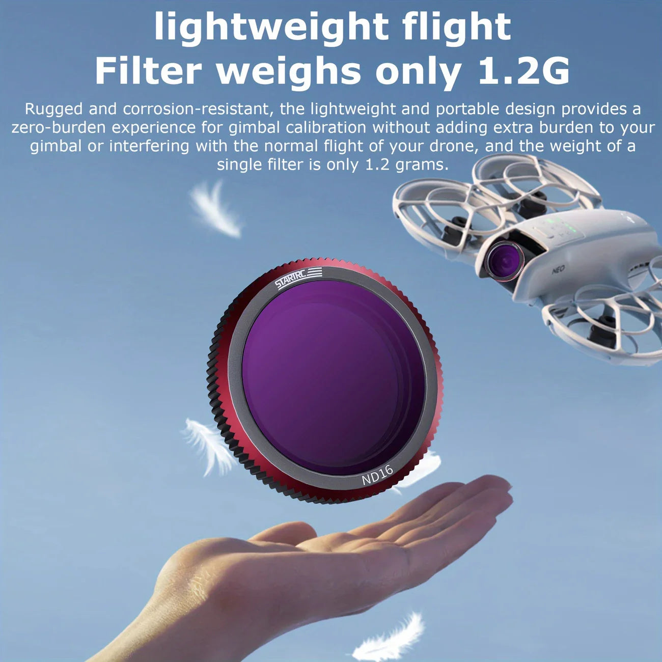 STARTRC DJI NEO 4-Pack Camera Lens Filters Set ( MCUV/ND8/16/32 )