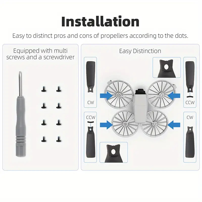 DJI Flip 4022F, Lightweight Propellers (Variety of Colours)