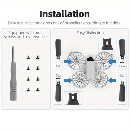 DJI Flip 4022F, Lightweight Propellers (Variety of Colours)
