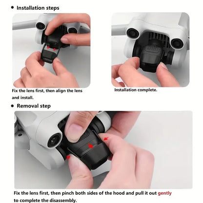 DJI Mini 3 Pro Lens Hood - Adjustable, Anti-Glare Sunshade