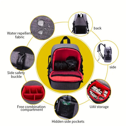 Drone Backpack DJI Drones Mini 2/3/ Pro /Air2/S ** BLACK ONLY**