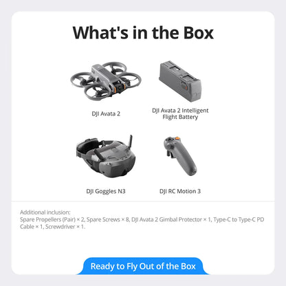 DJI AVATA 2 FLY SMART COMBO (ONE BATTERY)
