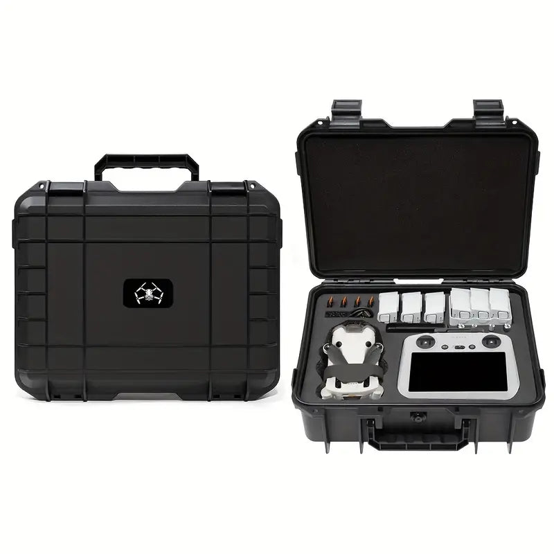 DJI Mini3/Mini3Pro/Mini 4 Pro Explosion Proof Box For DJI RC/RC 2/RC-N2 Remote Control ** Can Store up to 7 Batteries **
