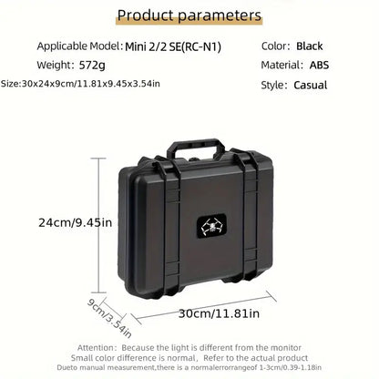 DJI Mini 2/ Mini 2 SE/ 4K Storage Case Explosion-proof Hard Case ** Can Store up to 4x Batteries **