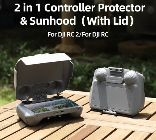 Sunnylife 2 in 1 Controller Protector with Sun Hood DJI RC 2/1 for Air 3